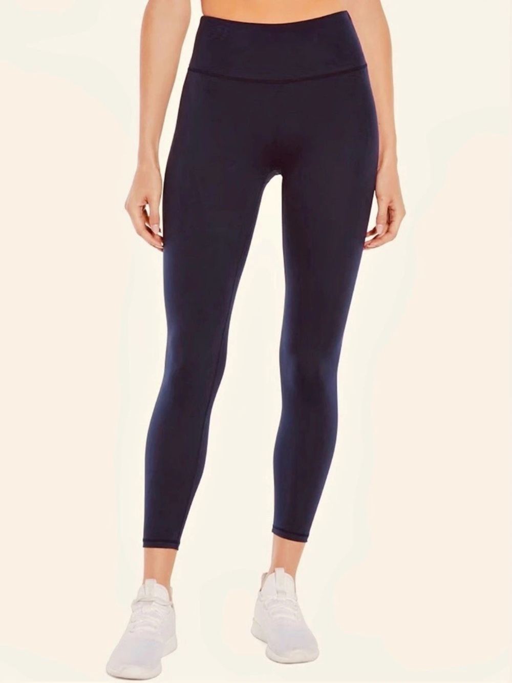 Balance Collection Navy Blue Tummy Control Leggings Size M